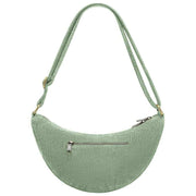 Hindbag Andrea Half Moon Bag - Velours Vert Menthe