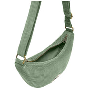 Hindbag Andrea Half Moon Bag - Velours Vert Menthe