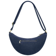 Hindbag Andrea Half Moon Bag – Samt Marineblau