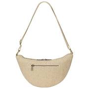 Hindbag Andrea Woven Half Moon Bag – Nude Beige