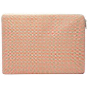 Hindbag Ava Medium Weave 15-Zoll-Laptoptasche – Korallenrosa
