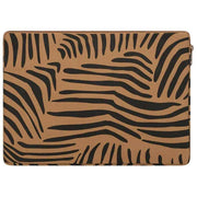 Hindbag Ava Small 13inch Laptop Case - Cinnamon Zebra Brown