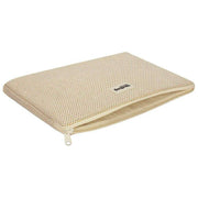 Hindbag Ava Small Weave 13inch Laptop Case - Nude Beige