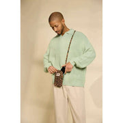 Hindbag Bill Phone Bag - Leopard Cinnamon Brown