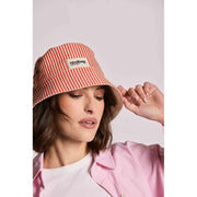Hindbag Bob Bucket Hat - Red Stripes
