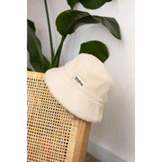 Hindbag Bob Teddy Bucket Hat - Arctic White