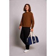 Hindbag Charlie Bowling Bag - Velvet Navy Blue