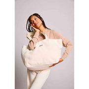 Hindbag Claude Teddy draagtas - Arctic White