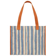 Hindbag Claude Tote Bag - Rayures Orange/Bleu