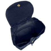 Hindbag Eliot Rucksack – Samt Marineblau