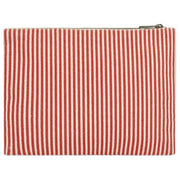 Hindbag Ema Medium Zipped Pouch - Red Stripes