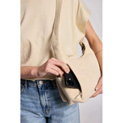 Hindbag Emile Multi Pocket Shoulder Bag - Jute Beige