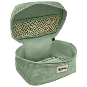 Hindbag Gaspard Vanity Bag - Fluweel Mintgroen
