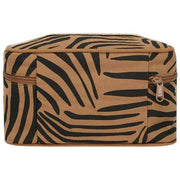 Hindbag Gaspard Vanity Bag - Zebra Cinnamon Brown