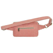 Hindbag Harry Rechteckige Gürteltasche – Rote Streifen