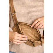 Hindbag Harry Rectangular Bum Bag - Cinnamon Brown