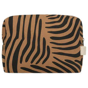 Hindbag Leon Toiletry Bag - Zebra Cinnamon Brown