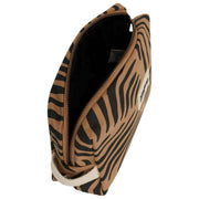 Hindbag Leon Toiletry Bag - Zebra Cinnamon Brown