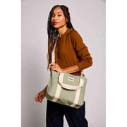 Hindbag Louise Square Crossbody Bag - Clay Green