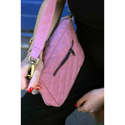 Hindbag Margault Quilted Shoulder Bag - Blush Pink