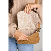 Hindbag Margault Quilted Shoulder Bag - Cinnamon Brown
