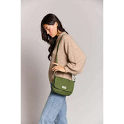 Hindbag Margault Quilted Shoulder Bag - Olive Green