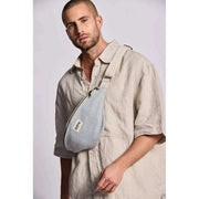 Hindbag Olivia Bauchtasche – Blau gestreift