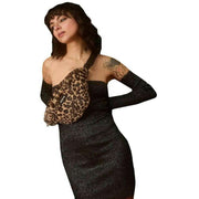 Hindbag Olivia Faux Leopard Classic Bum Bag - Brown