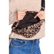 Hindbag Olivia Faux Leopard Classic Bum Bag - Brown