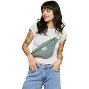 Hindbag Olivia Quilted Bum Bag - Sage Blue