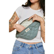 Hindbag Olivia Quilted Bum Bag - Sage Blue
