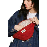 Hindbag Olivia Quilted Bum Bag - Terracotta Red