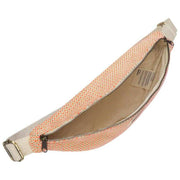 Sac Banane Tissé Hindbag Olivia - Rouge Corail