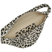 Hindbag Sasha Große Bauchtasche – Leopard Off White