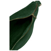 Hindbag Sasha Grote heuptas - Fluweel dennengroen