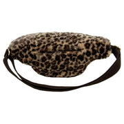 Hindbag Sasha Large Faux Leopard  Bum Bag - Brown