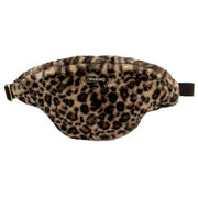 Hindbag Sasha Large Faux Leopard  Bum Bag - Brown