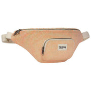 Sac Banane Tissé Hindbag Sofia XL - Rouge Corail