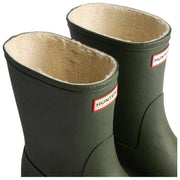 Hunter Downpour Kurze isolierte Gummistiefel – Dunkelolivgrün