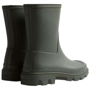Hunter Downpour Short Wellington Boots - Dark Olive Green