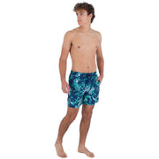 Hurley Cannonball Volley 17inch Board Shorts - Abyss Navy/Green