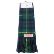 Ingles Buchan Campbell Of Argyll Lammwollschal – Grün/Blau/Gelb