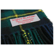 Ingles Buchan Campbell Of Argyll Lammwollschal – Grün/Blau/Gelb