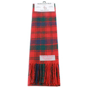 Ingles Buchan Robertson rode lamswollen sjaal - rood/groen/blauw