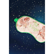 Jessica Russell Flint Virgo Silk Eye Mask - Beige/Green