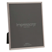 Juliana Impressions Silver Plated Thin Beaded Photo Frame 8 x 10 - Silver