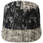 Kangol Denim Mashup Army Cap – schwarze Steppnaht
