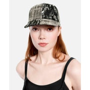 Kangol Denim Mashup Army Cap – schwarze Steppnaht