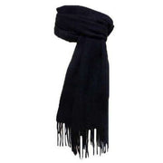 Knightsbridge Neckwear Plain Soft Wool Scarf - Black