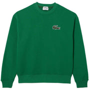 Lacoste Loose Fit Croc Badge Sweatshirt - Green